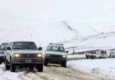 Localidades aisladas por fuertes nevadas 