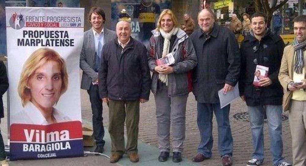 Vilma Baragiola confi� que �las encuestas nos dan ganando por buen n�mero�