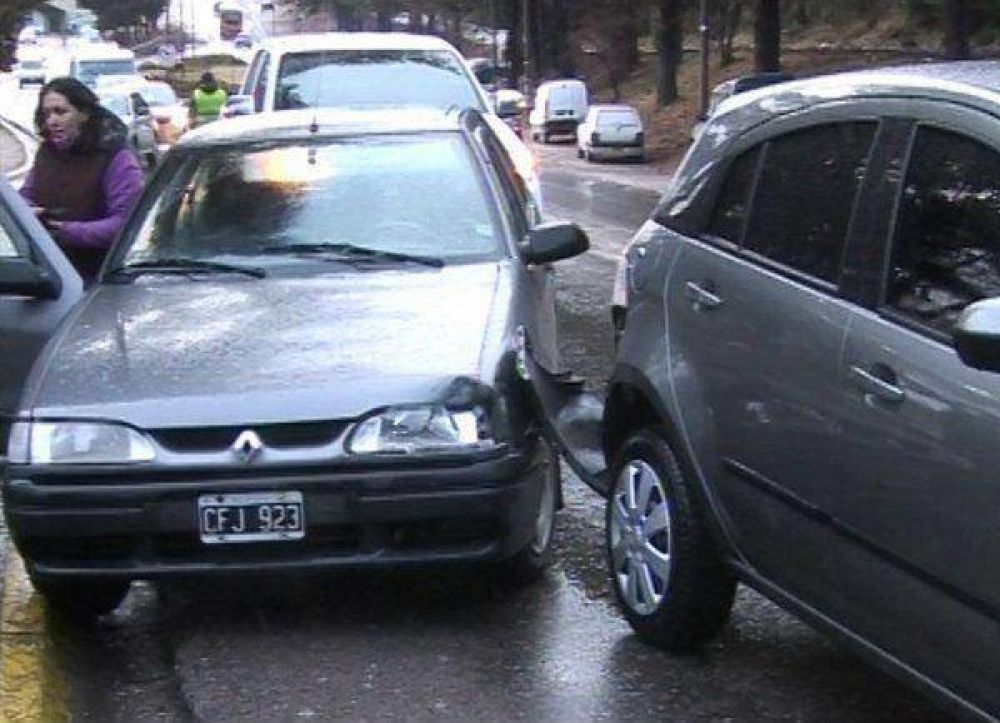 Choque en el ingreso a la ciudad
