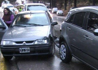 Choque en el ingreso a la ciudad