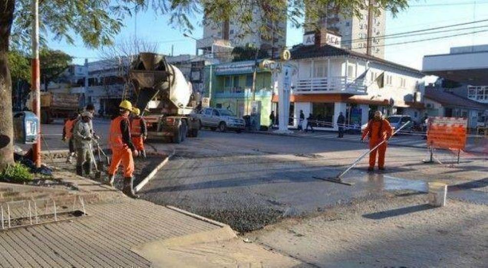 Avanza la repavimentaci�n de la 9 de Julio