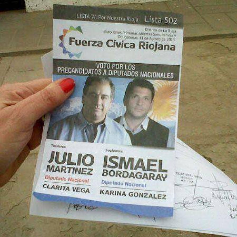 Denunciaron a Mart�nez por discriminar a la Mujer en su boleta