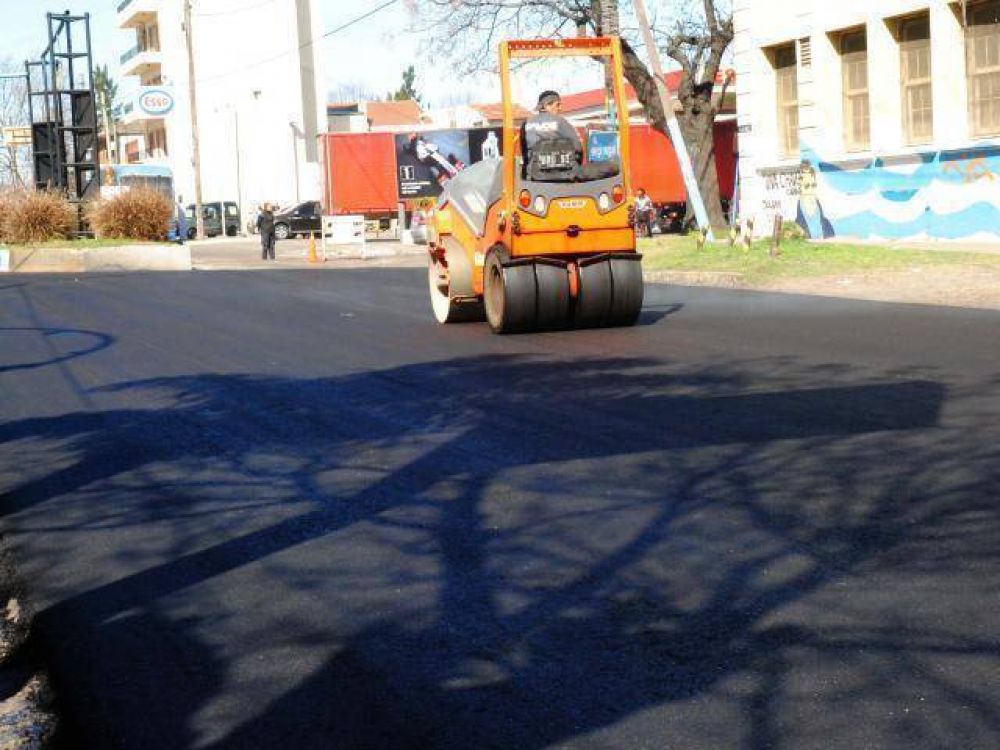 Reparan el puente 14 de Agosto