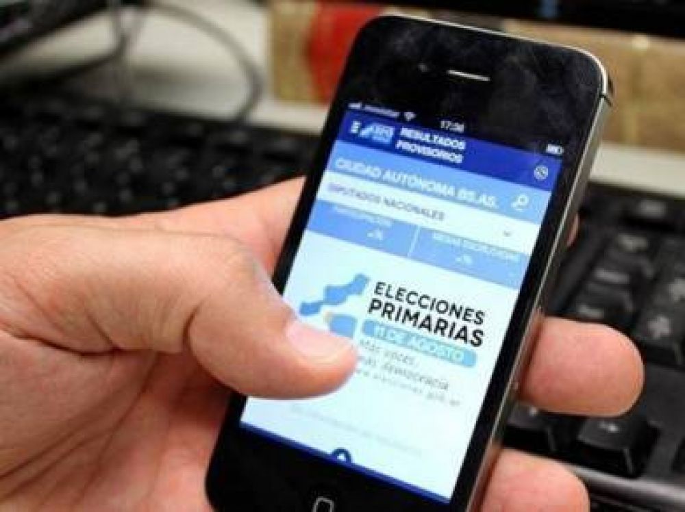 Se podr�n seguir los resultados de las PASO en el celular