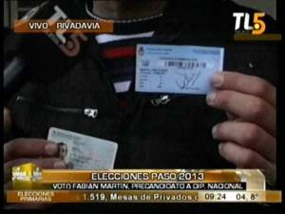 Demoras por los electores que se retiran sin troquel de voto