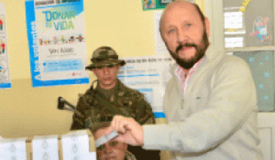 Insfr�n destac� la �madurez� del pueblo y el voto joven