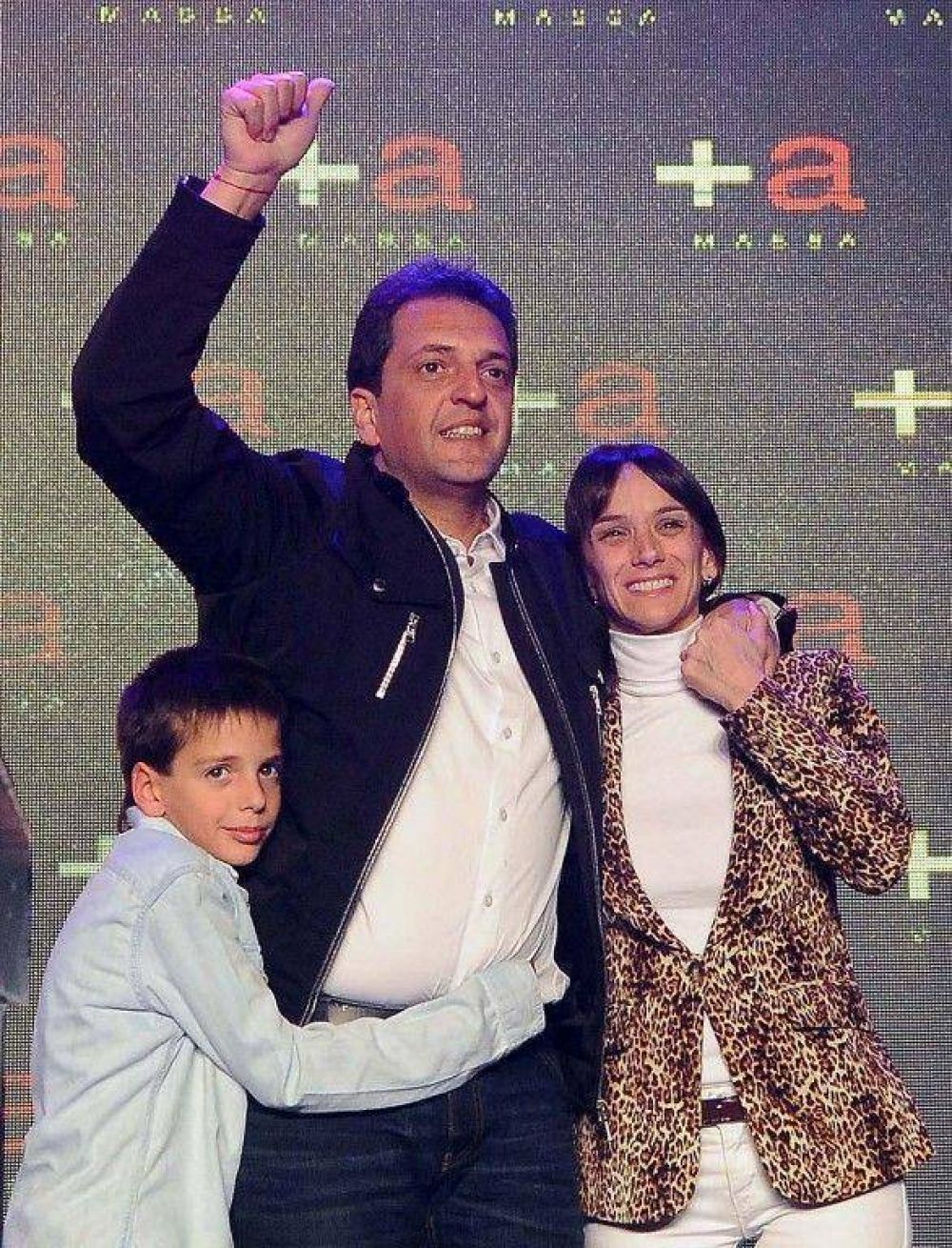 Massa agradeci� y centr� su discurso en la clase media
