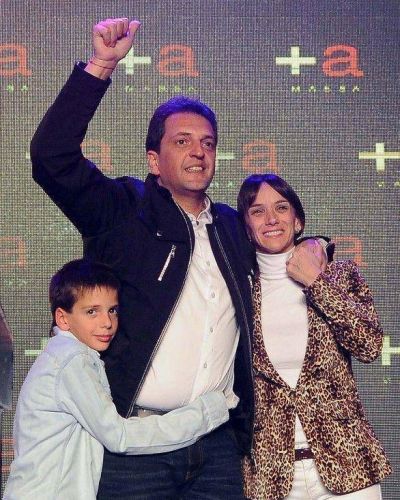 Massa agradeci� y centr� su discurso en la clase media
