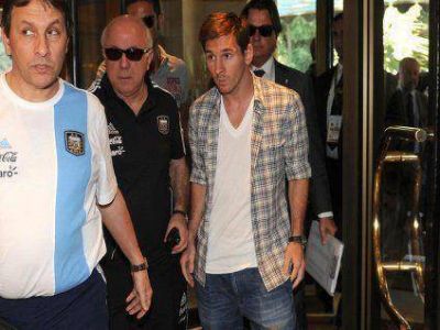 Messi est� en duda para el amistoso