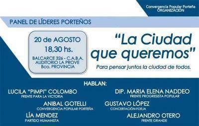 Seis pol�ticos porte�os se re�nen para hablar de "La Ciudad que Queremos"