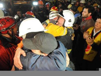 Tras el hallazgo de la 21� v�ctima se cerr� la b�squeda en la zona de la explosi�n