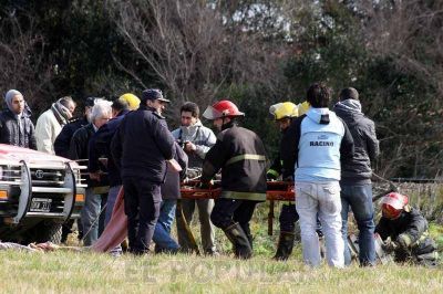 Encuentran en un zanj�n el cuerpo del joven desaparecido