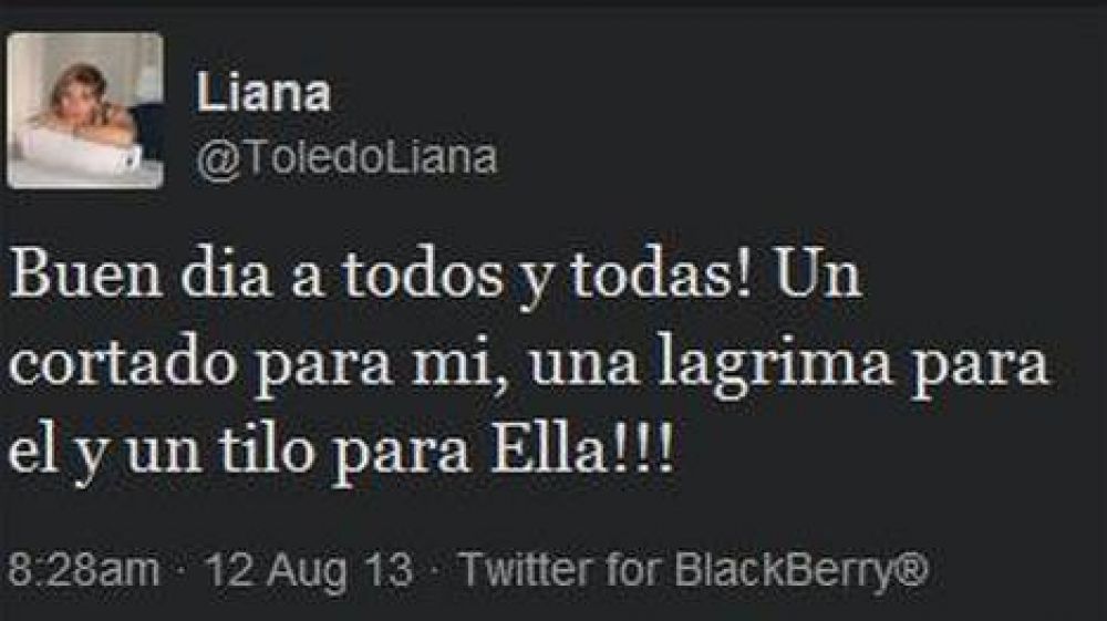 La ex de Insaurralde lo gast� por Twitter