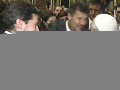 Momento inolvidable | Tinelli se encontr� con el Papa en el Vaticano