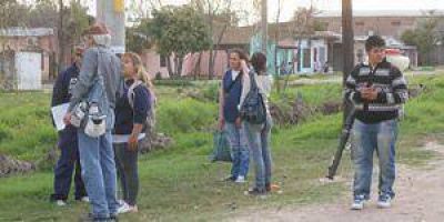 Campa�a contra el dengue en varios puntos de la ciudad