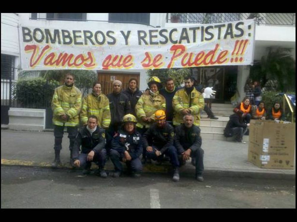 Bomberos Voluntarios aseguran que perciben unos 3.000 pesos por aporte voluntario, en tasas