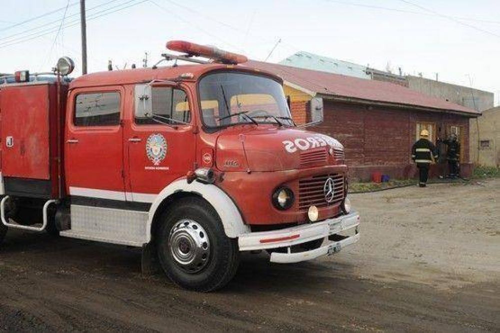 Principio de incendio en un vivienda