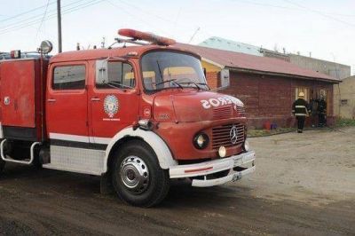 Principio de incendio en un vivienda