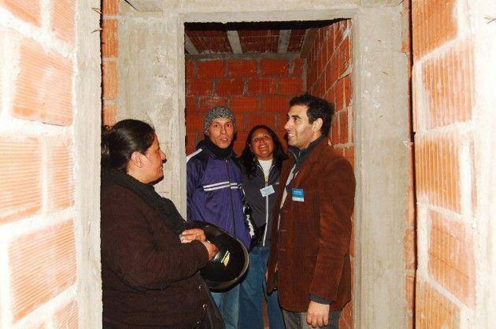 Nueva visita de obra en Villa Mercedes