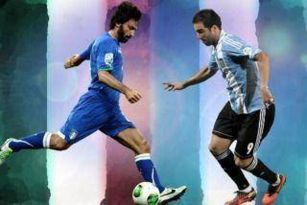 Argentina le gana a Italia con un golazo de Higua�n en el Ol�mpico de Roma