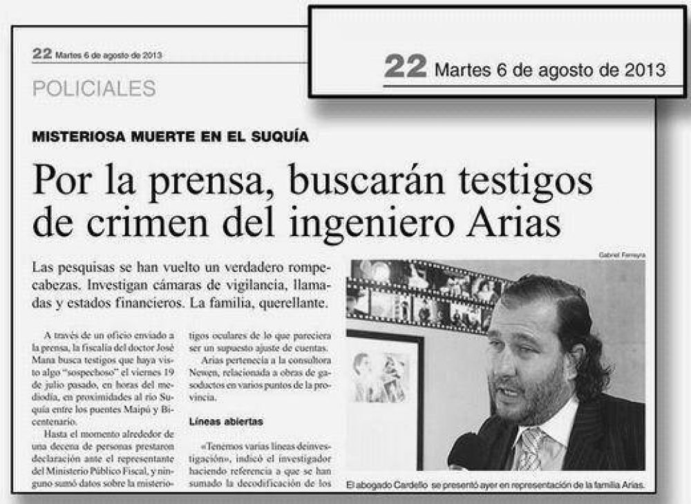 Por datos del caso podr�an ofrecer recompensa