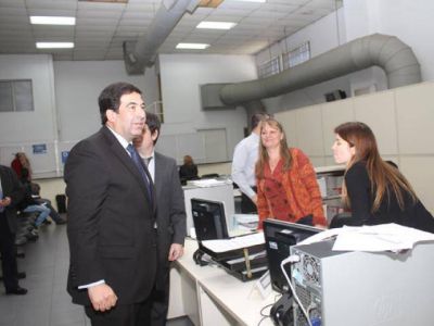 Echegaray estuvo en la sede de AFIP