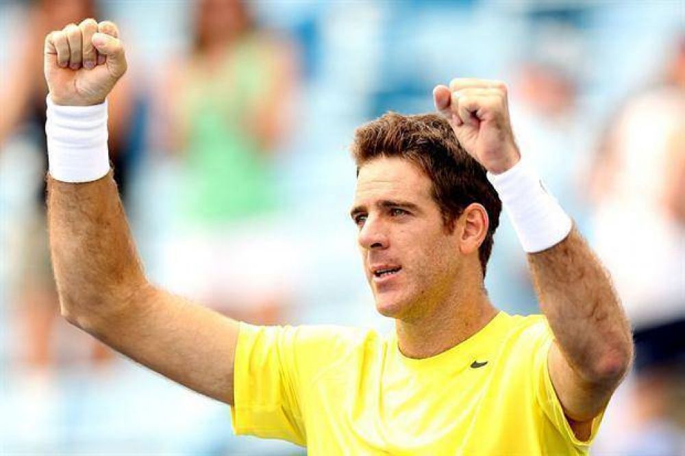 Con un juego irregular, Juan Mart�n del Potro se meti� en cuartos de Cincinnati