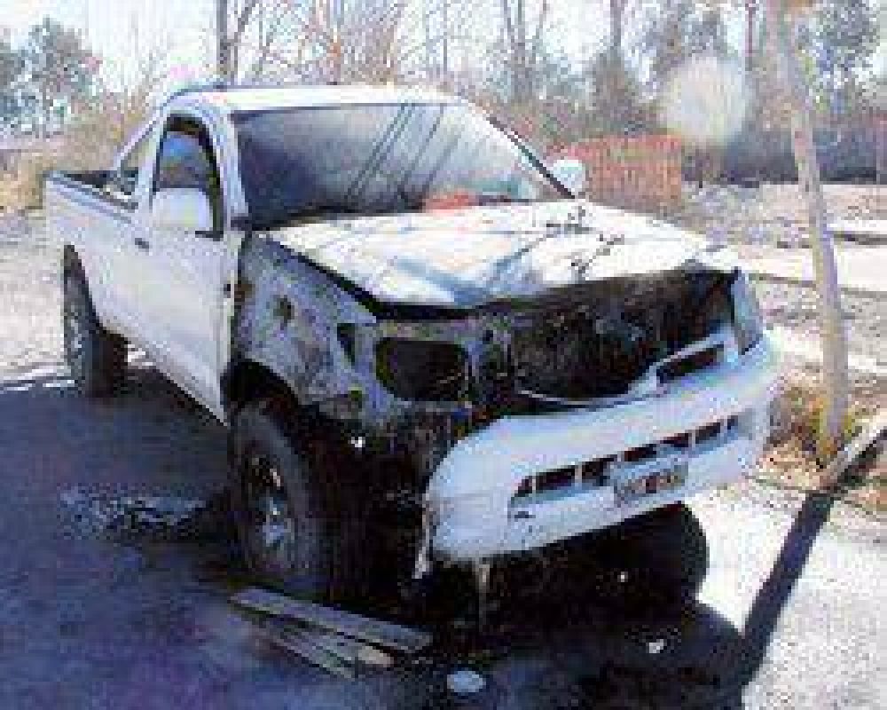 Ullum: quemaron la camioneta del intendente y �l lo atribuye a cuestiones pol�ticas