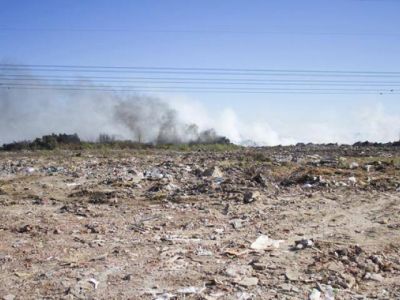 Otra vez apareci� el humo de la quema