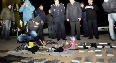 Autoridades policiales estrenaron cargo con el secuestro de marihuana