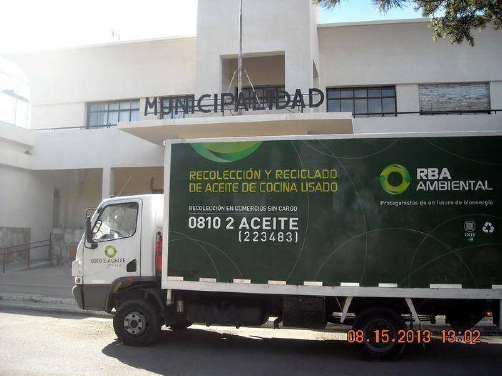 Se recolectaron m�s 1.000 litros de aceite vegetal usado