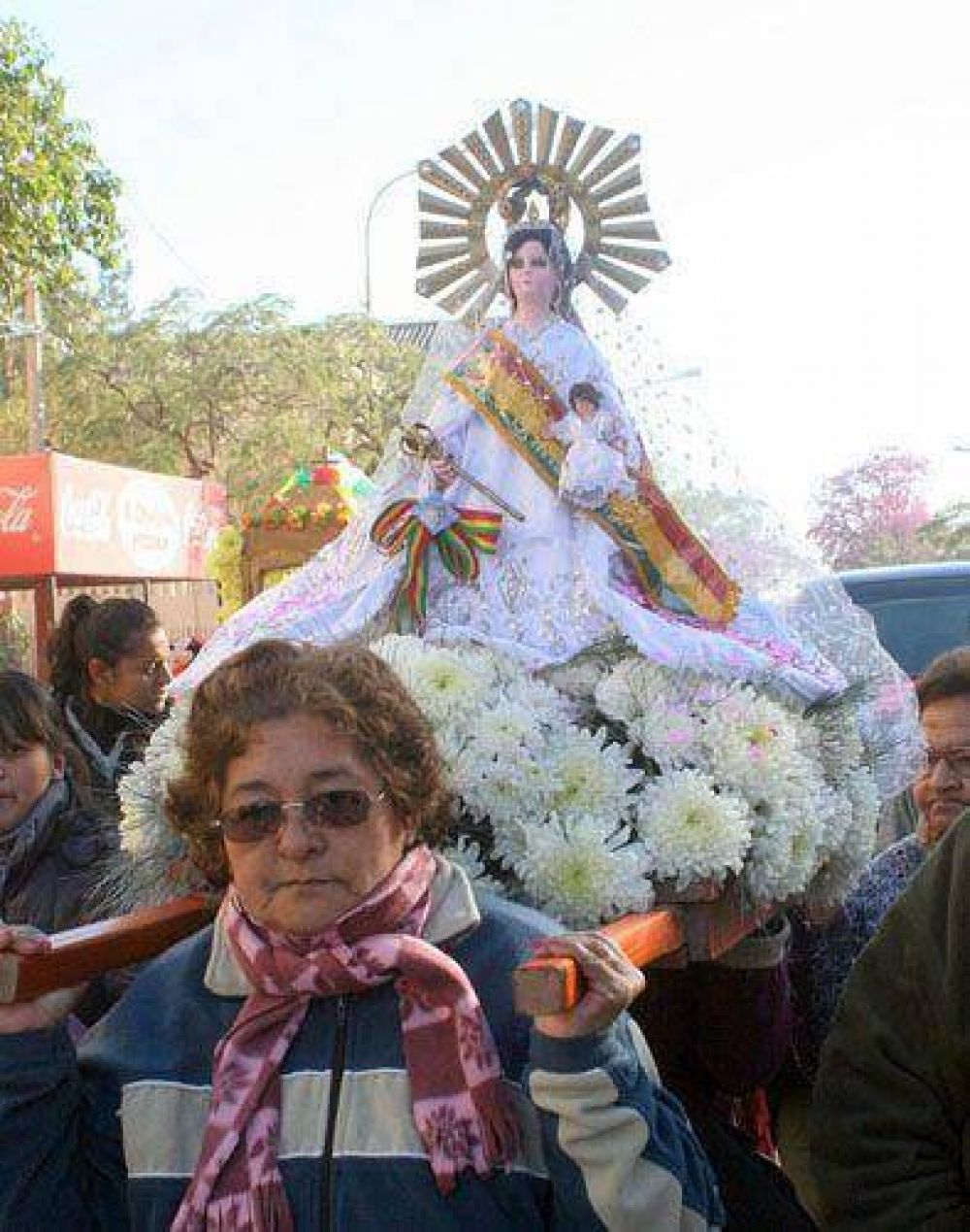 San Pedro honr� a la Virgen de Urcupi�a