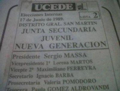 Sciolista torea con "Massa gobernador"