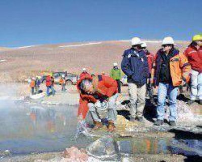 Energ�a geotermal: Gioja visit� ayer Despoblados