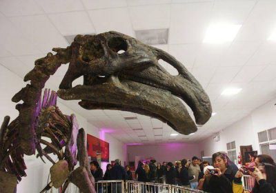 Los dinos deleitaron a grandes y chicos 