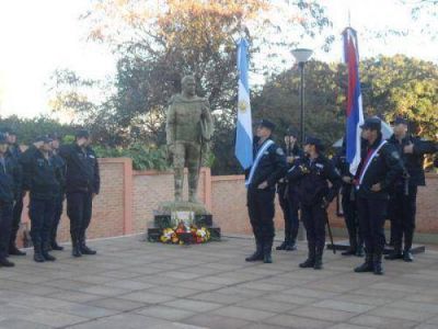 La Polic�a record� al General San Mart�n