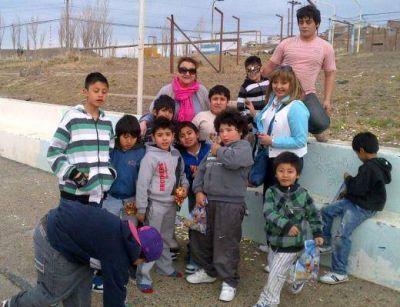 Urricelqui acompa�� el festejo por el D�a del Ni�o