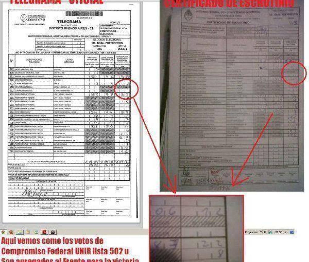 Precandidatos de Compromiso Federal denuncian fraude electoral