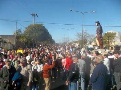 Una multitud en la fiesta patronal de San Roque