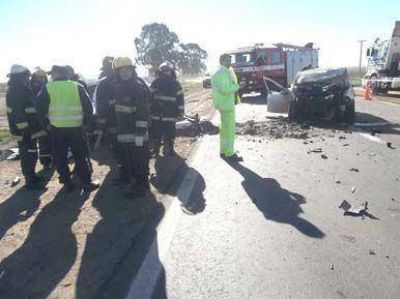 Tr�gico accidente en Ruta 5, con pehuajenses involucrados	