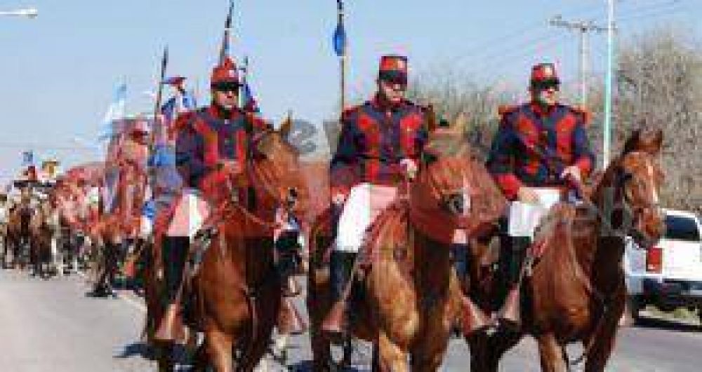 La sexta cabalgata sanmartiniana reuni� ayer a m�s de 400 jinetes