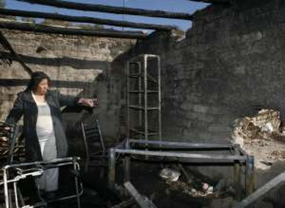 Por un boquete, robaron en un rancho y lo incendiaron