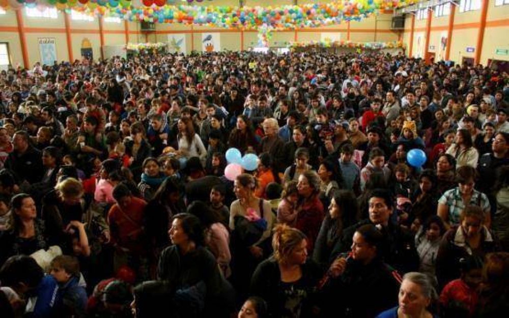 Se celebr� el D�a del Ni�o junto a unos 3.500 chicos