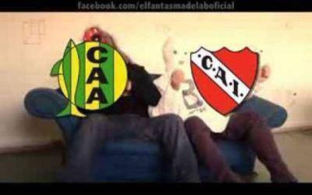 Los hinchas de Racing volvieron a cargar a Independiente tras el empate con Aldosivi