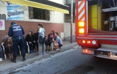 Un incendio caus� p�nico en un hogar de ancianos de C�rdoba
