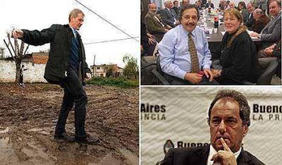 De Narv�ez hizo equilibrio en el barro y Stolbizer pidi� un GPS para K