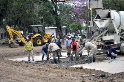 Las obras p�blicas se intensifican con el correr de la campa�a electoral