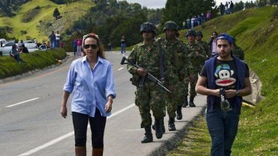 Segundo d�a de huelga agraria en Colombia dej� al menos 60 detenidos