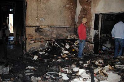 �Al incendio lo provocaron j�venes sin experiencia pol�tica�