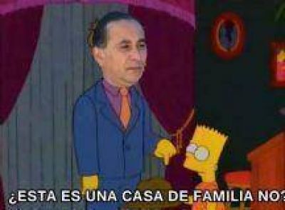 El Intendente del PRS Carlos Villalba fue ridiculizado en una caricatura